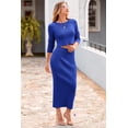 thumbnail image 4 of Conjunto de Suéter de Mujer PRETTYGARDEN Top Corto y Falda de Punto acanalado XL, 4 of 8