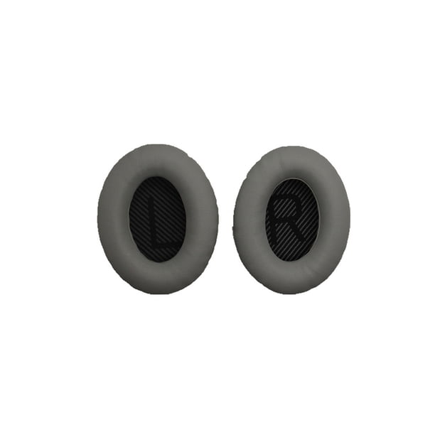 Sidaley Cojín almohadillas para los oídos accesorios de protección montados en la cabeza profesionales reemplazo para auriculares QC35 QC25 gris Type3 NO3