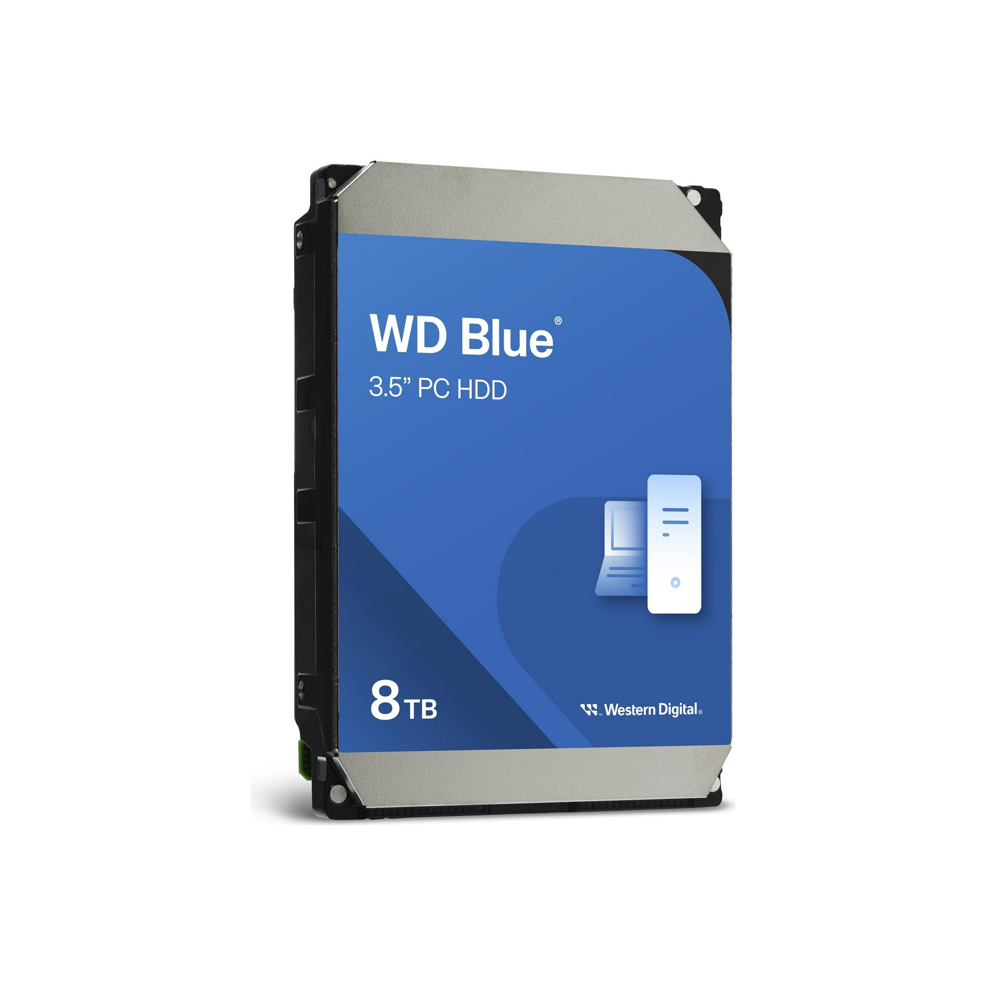 WD Blue WD80EAAZ - Hard drive - 8 TB - internal - 3.5