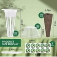 thumbnail image 3 of Seed Pod Kit 121Pcs Hydroponics Garden Accessories Grow Anything Kit Sponge Dome, 3 of 6