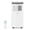White body, cool gray top cover, variant on Portable Air Conditioner 8000 BTU | Room Air Conditioner for Spaces up to 350 Sq Ft | 3-in-1 Cooling AC Unit with Fan & Dehumidifier. Standing Floor AC with Quiet Operation for Bedroom or Office
