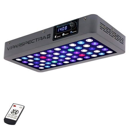 VIPARSPECTRA Timer Control 165W LED Aquarium Light Dimmable Full Spectrum for Coral Reef Grow Fish