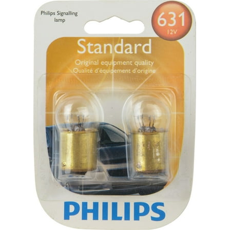 Philips Standard Miniature 631, Ba15S, Glass, Always Change In Pairs!