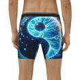 thumbnail image 4 of Xecao Blue Yin And Yang Print Boxer Briefs for Men's Stretch Moisture-Wicking Underwear, Mid-Rise Classics breathable fabric, 4 of 7