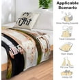thumbnail image 6 of Custom Blanket with Photo Text Personalized Throw Blanket Customized Blanket for Her for Him Flannel Blankets Father's Day Mother's Day Birthday Valentines, Navy, 40"x50", 6 of 6
