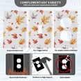 thumbnail image 3 of Yayeee Duplex Wall Plate 1-Gang 4.5"x2.7" Home Receptacle Light Switch Decorative Outlet Cover, Watercolor Autumn Leaves, 3 of 7