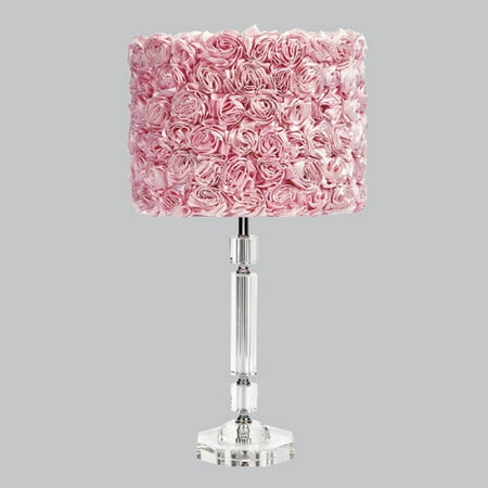Jubilee Collection Slender Crystal 26'' H Table Lamp Drum Shade