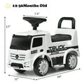 thumbnail image 2 of Costway Kids Push and Ride Racer Licensed Mercedes Benz Ride On Push Truck Car, 2 of 10