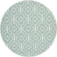 thumbnail image 6 of Safavieh Dhurries Light Blue/Ivory Area Rug, 6 of 7