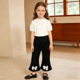 thumbnail image 2 of WAYUTE Jeans for Girls Stretch Comfortable Soft Elastic Waist Durable Classic Flared Denim Pants Summer Outfits, 2 of 4
