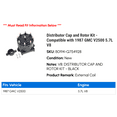 thumbnail image 2 of Distributor Cap and Rotor Kit - Compatible with 1987 GMC V2500 5.7L V8, 2 of 3
