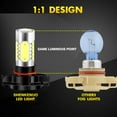 thumbnail image 2 of H13 High&Low Beam+5202 Fog Light for GMC Yukon XL 2500 2007-2013 LED Headlight Bulbs 4pcs, 2 of 16