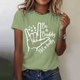 thumbnail image 2 of DHFJKG Women Short Sleeve Summer T Shirts Letter Printed Crew Neck Loose Fit Casual Tee For Teen Girls Trendy Tops, 2 of 5