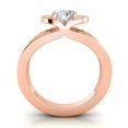 thumbnail image 4 of 2.35 Carat Shiny (F-G/VS1) Natural Diamond Citrine Gemstone Bridal Ring for Women 18K Rose Gold Size 4.5 by Diamond-Capitals, 4 of 8