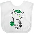 thumbnail image 3 of Inktastic St Patricks Day Irish Kitty Cat Girls Baby Bib, 3 of 4