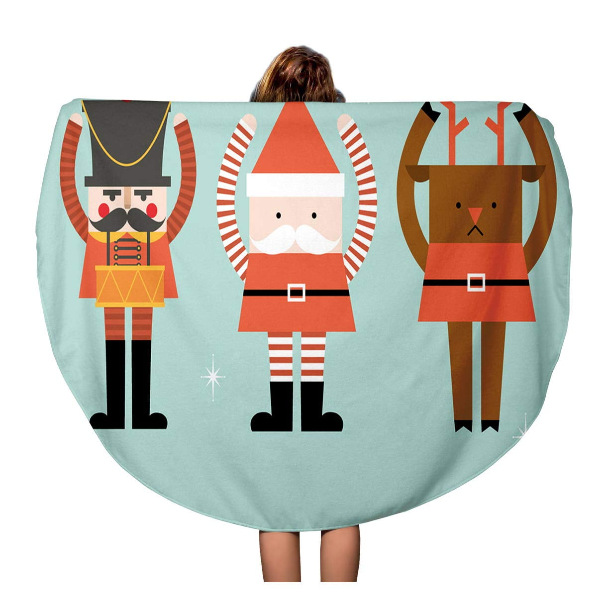 yoga santa nutcracker