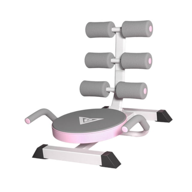 Lipstore Abdominal pull-up bar, foldable weight training machine, foldable bench, fitness Pink
