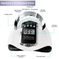 thumbnail image 4 of UV LED Nail Lamp 280W High Power Nail Gel Light Automatic Sensor Nail Dryer Light with 4 Timer Settings 66LED Nail Gel Curing Light for Fingernail Toenail Salon Shop and Home Use, 4 of 10