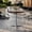 Dark Brown/Silver Base, variant on Flash Furniture 31.25" Round Indoor Outdoor Tabletop in Dark Brown with TopGuard HPL Technology and 22" x 22" Silver Cast Iron X Table Base