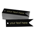 thumbnail image 1 of Darling Souvenir Gold Foil Personalized Paper Hang Tags Your Text Here Party Favor Tags 50 Pieces, 1 of 1