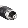 thumbnail image 3 of Acoplador de audio y video RCA macho a RCA macho Uxcell, niquelado, 2 unidades, 3 of 4