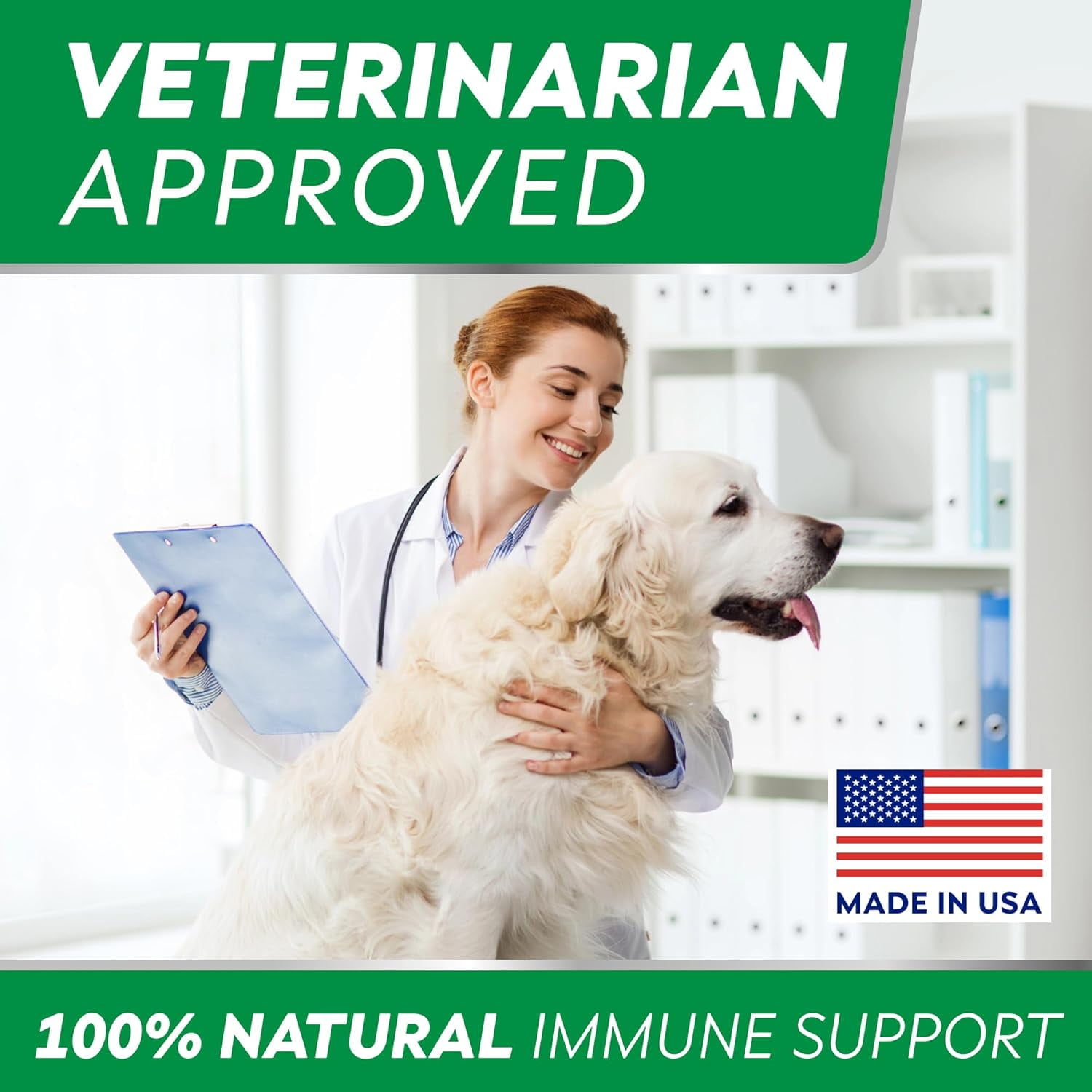 StrellaLab Dog Allergy Relief & Anti Itch Relief for Dogs Chews with Omega 3 - Skin & Coat Immune Supplement with Fish Oil, Pumpkin & Enzymes — Developed by Experts - Made in USA - 180 Count