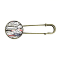 thumbnail image 1 of Revista venas pattern background EsES Broche De Broche De Metal Antiguo Unbranded M, 1 of 3