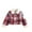 Red, variant on breaise Girls Boys Plaid Flannel Shirt Jacket Sherpa Lined Button Down Flannel Shacket Jacket Kids Winter Warm Coat with Pockets