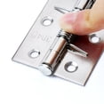 thumbnail image 1 of Bisagra de rebote automática para cierrapuertas, bisagra de resorte de acero inoxidable, bisagra de retorno de cierre automático de puerta, 1 of 4