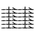 thumbnail image 1 of 36 piezas de conexión universal para manguera de limpiaparabrisas, conector de manguera para uso automotriz, conector de plástico negro, accesorios para vehículos, 1 of 7
