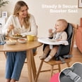 thumbnail image 6 of HARPPA High Chair for Baby Boy, 8-in-1 Convertible Feeding Chair for Babies and Toddlers, Black, 6 of 9