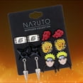 thumbnail image 4 of Naruto Shippuden Character And Icons 6 Pack Costume Jewelry Stud Earrings Set, 4 of 6