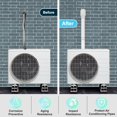 thumbnail image 2 of Cenipar 3" W 18.5Ft Mini Split Line Set Cover Line Set Cover Kit for Air Conditioner Mini Split Air Conditioner Heat Pump Durable, 2 of 8