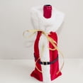 thumbnail image 2 of Paquete de 4 fundas para botellas de vino para decoraciones navideñas, 2 of 4