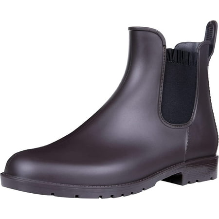 

Yazi Women s Ankle Rain Boots Waterproof Chelsea Boots