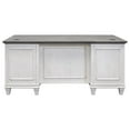 thumbnail image 3 of Martin Furniture Hartford White Wood Double Pedestal Desk Executive Desk, 3 of 5
