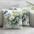 thumbnail image 3 of GOSMITH  Throw Pillow Cover Watercolor Floral Wildflowers Blue Yellow Summer Floral Butterflies Animal Cute Decor Lumbar Pillow Case Cushion for Sofa Couch Bed, 3 of 5