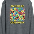 thumbnail image 3 of UNO - My Kind Of Card Party - Men's Long Sleeve T-Shirt, 3 of 5