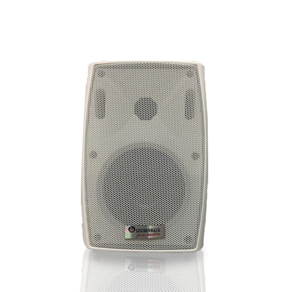 Bocina de Pared WM-5070W 4' para Interiores y Exteriores SOUNDTRACK Rango de Poder 20W Blanco