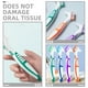 thumbnail image 2 of ColoMX 4 Uds cepillo de limpieza para dentaduras postizas de doble cara cepillos de dientes para dentadura postiza portátil cepillo limpiador cepillo de limpieza para dentaduras postizas, 2 of 8