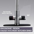 thumbnail image 4 of Westbrass 4 in 1 Kitchen Faucet with Dual Spray Mode Pull Down Retractable Sprayer, Matte Black, 4 of 9