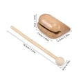 thumbnail image 4 of EXHUMKY Instrument de Percussion en Bois Zen Tambour Multicolore pour Usage Domestique 1 Ensemble, 4 of 4