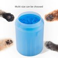 thumbnail image 2 of Portable Dog Cat Clean Cup Silicone Comb Pet Foot Quick Wash Brush M （Orange）, 2 of 7