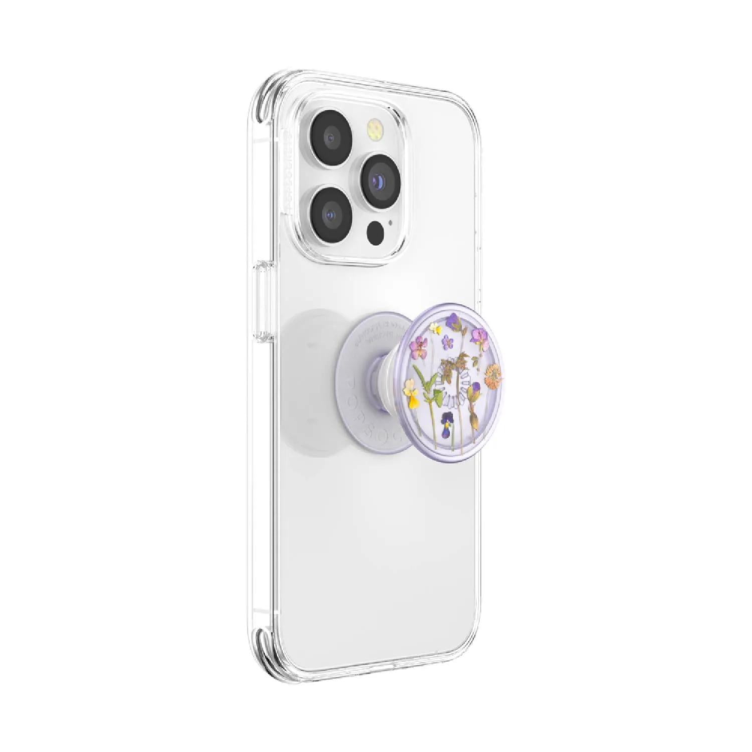 PopSockets Adhesive Phone Grip, Holder, Phone Stand, Plants - Purple Fields
