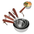 thumbnail image 1 of Small Sauce Pot, Pour Oil Small Pot Eco Friendly 4pcs Professional Stainless Steel  for Kitchen Cooking, 1 of 7