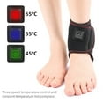 thumbnail image 3 of Visland Heated Ankle Wrap for Arthritis Pain Relief USB Ankle Heating Pad Auto Shut Off Warm Therapy Foot Wrap for Sprains Strains Post-Surgical Recovery, 3 of 7