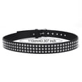 thumbnail image 6 of Punk Style Belt Edgy Punk Rock Rivet Belt with Square Rivets Metal Inlays Adjustable Straps Alternative Fashion Accessory Square Rivets Belt, 6 of 8