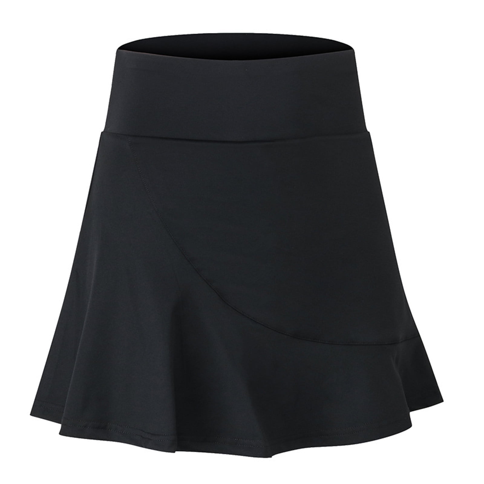 Homenesgenics Womens Long Skirts Women's Sports Short Skirt Loose Fake ...