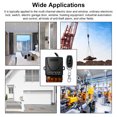 thumbnail image 3 of Mistaha Wireless Remote Control Switch Set with High-Power Water Pump Motor, No Wiring Needed - PC Material, LED Indicator, 3 Modes, Time Delay - Black, AC90-256V, 3000W Load Power, 315-433MHz, 3 of 6