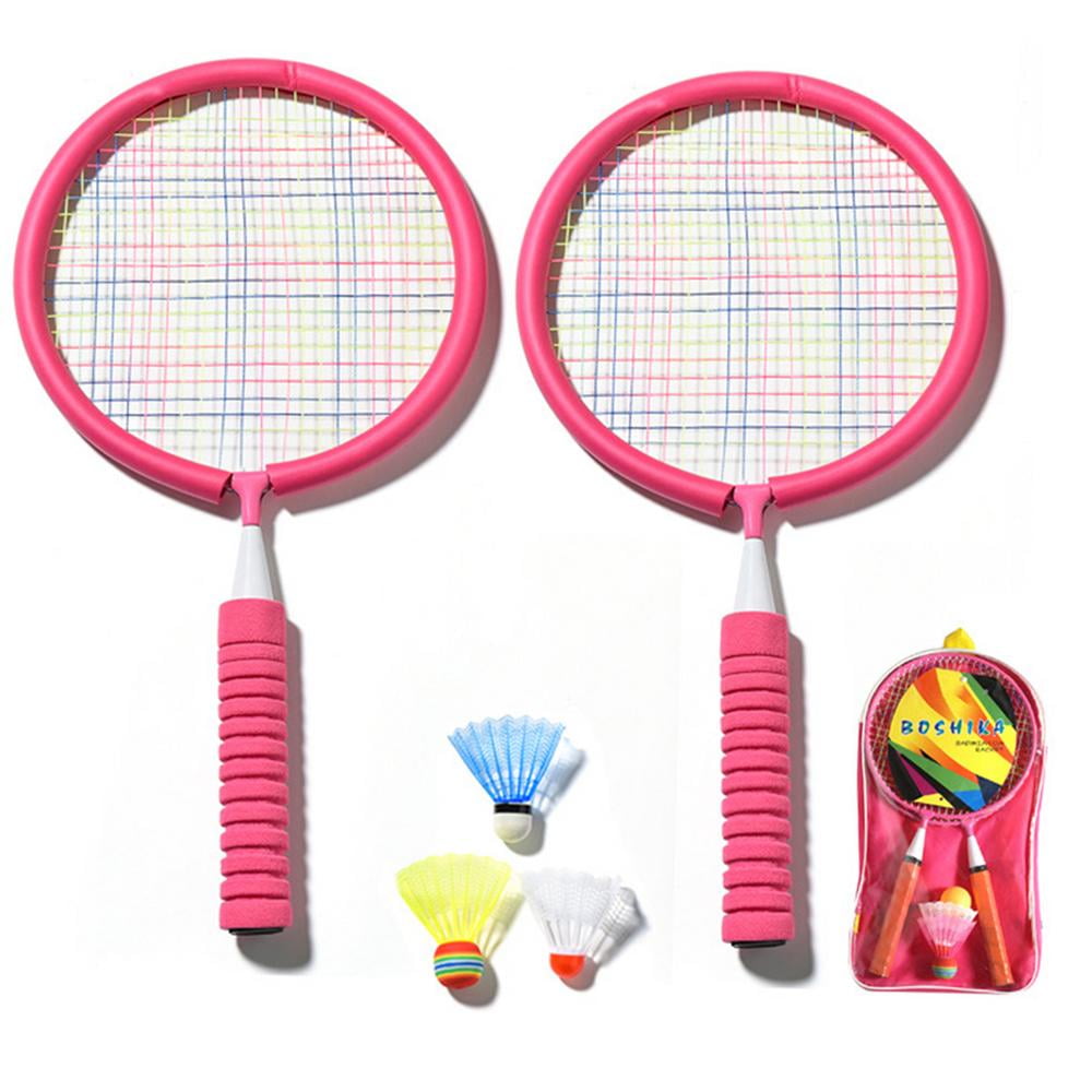 2 Durable Shuttlecocks Badminton 2 Player Game Set with 26" Padded Grip Rackets 
